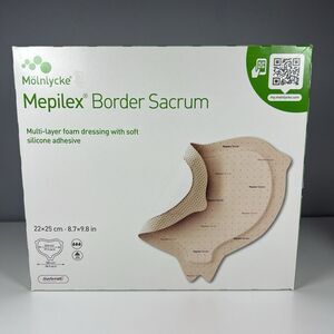 Mepilex Border Sacrum Multi-layer Foam Dressing Soft Silicone Adhesive 10 Count